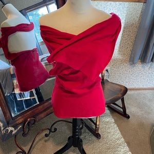 Cashmere Sweater / Scarf / Tube Top. Stretchy size 12. Tons of Styling Options!
